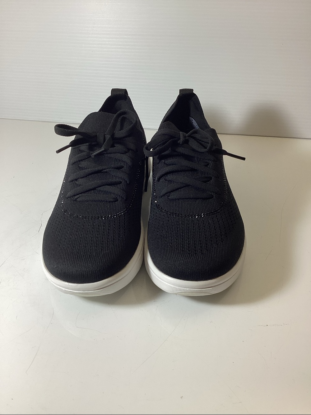 Fit Top
Women's Super-Q Crystal-Trim Knit Laced Up Sneakers - Picture 8 of 14